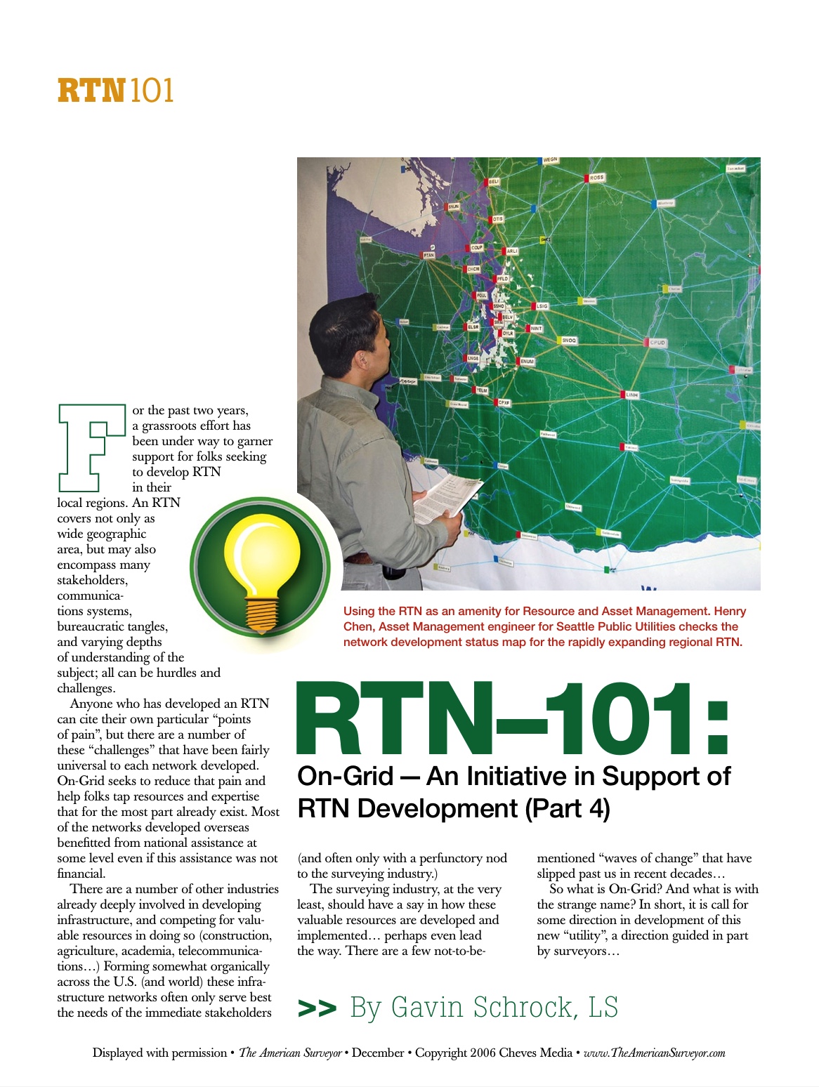 An Initiative in Support of RTN Development (Part 4)