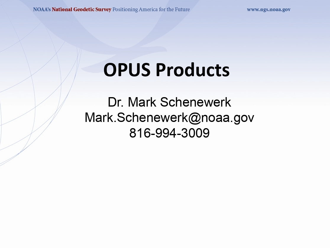 OPUS Products